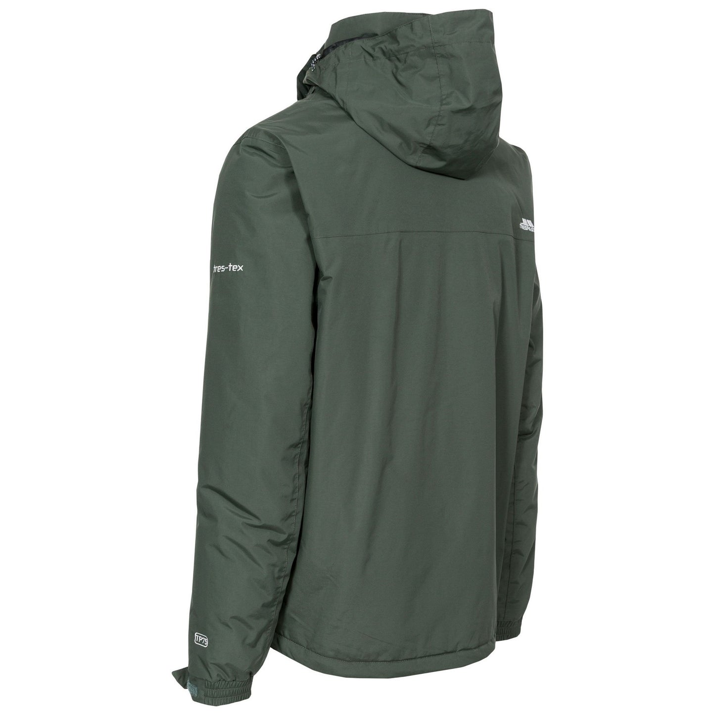Olive - Lifestyle - Trespass Mens Donelly Waterproof Padded Jacket