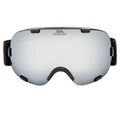 Matt Black Frame - Back - Trespass Bond Mirrored Dual Lens Ski Goggles