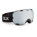 Matt Black Frame - Front - Trespass Bond Mirrored Dual Lens Ski Goggles