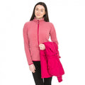 Cerise - Pack Shot - Trespass Womens-Ladies Madalin Waterproof 3-In-1 Jacket