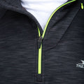 Black Marl - Lifestyle - Trespass Mens Collins Half Zip Fleece Top