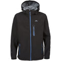 Black - Front - Trespass Mens Hebron Waterproof Softshell Jacket