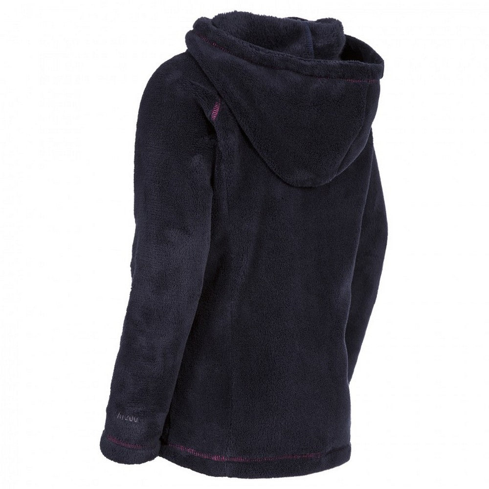Ink - Back - Trespass Childrens Girls Lysle Full Zip Hoodie