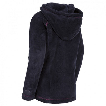 Ink - Back - Trespass Childrens Girls Lysle Full Zip Hoodie