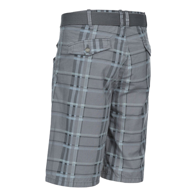 Storm Grey - Back - Trespass Mens Penza Casual Shorts