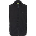 Black - Front - Trespass Mens Othos II Full Zip Fleece Gilet