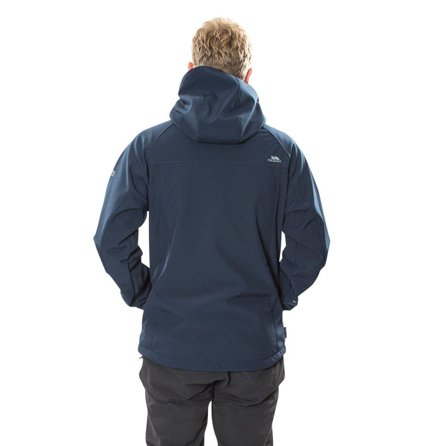 Navy - Lifestyle - Trespass Mens Accelerator II Waterproof Softshell Jacket