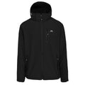 Black - Front - Trespass Mens Accelerator II Waterproof Softshell Jacket