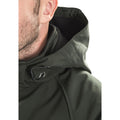 Olive - Lifestyle - Trespass Mens Accelerator II Waterproof Softshell Jacket