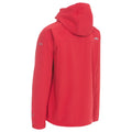 Red - Back - Trespass Mens Accelerator II Waterproof Softshell Jacket