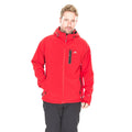 Red - Side - Trespass Mens Accelerator II Waterproof Softshell Jacket