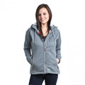 Grey Marl - Side - Trespass Womens-Ladies Whirlwind Full Zip Hooded Fleece Jacket