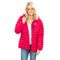 Raspberry - Back - Trespass Womens-Ladies Arabel Down Jacket