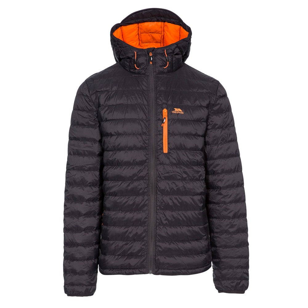 Dark Grey - Front - Trespass Mens Digby Down Jacket
