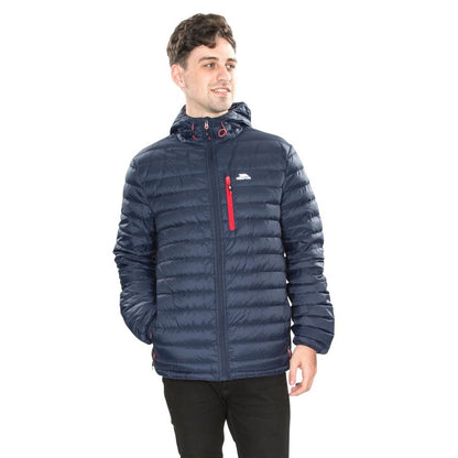 Navy - Back - Trespass Mens Digby Down Jacket