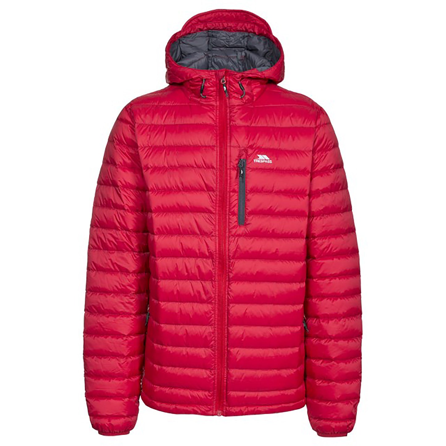 Red - Front - Trespass Mens Digby Down Jacket