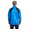 Bright Blue - Side - Trespass Mens Blocker Waterproof Active Jacket