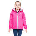 Fuchsia - Back - Trespass Childrens-Kids Cornell II Waterproof Jacket