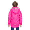 Fuchsia - Side - Trespass Childrens-Kids Cornell II Waterproof Jacket