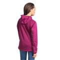 Grape Wine - Side - Trespass Womens-Ladies Sisely Waterpoof Softshell Jacket