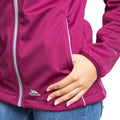 Grape Wine - Pack Shot - Trespass Womens-Ladies Sisely Waterpoof Softshell Jacket