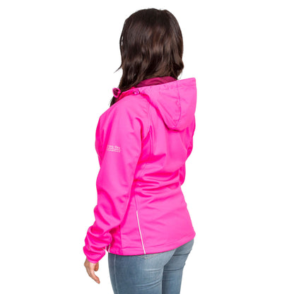 Pink Glow - Lifestyle - Trespass Womens-Ladies Sisely Waterpoof Softshell Jacket