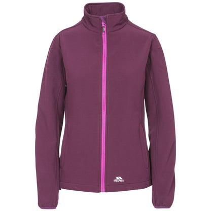 Potent Purple - Front - Trespass Womens-Ladies Meena Softshell Jacket