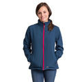 Midnight Blue - Back - Trespass Womens-Ladies Meena Softshell Jacket