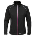 Black - Front - Trespass Womens-Ladies Teegan Full Zip Long Sleeve Active Top