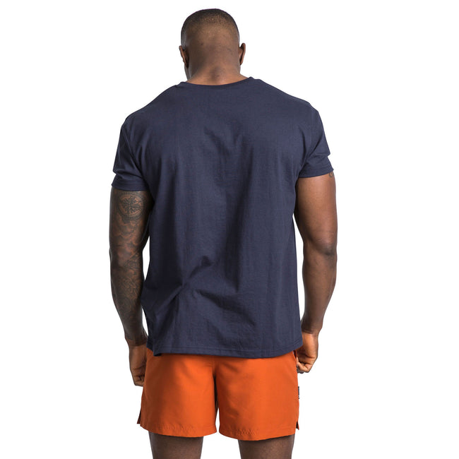 Burnt Orange - Side - Trespass Mens Granvin Casual Shorts