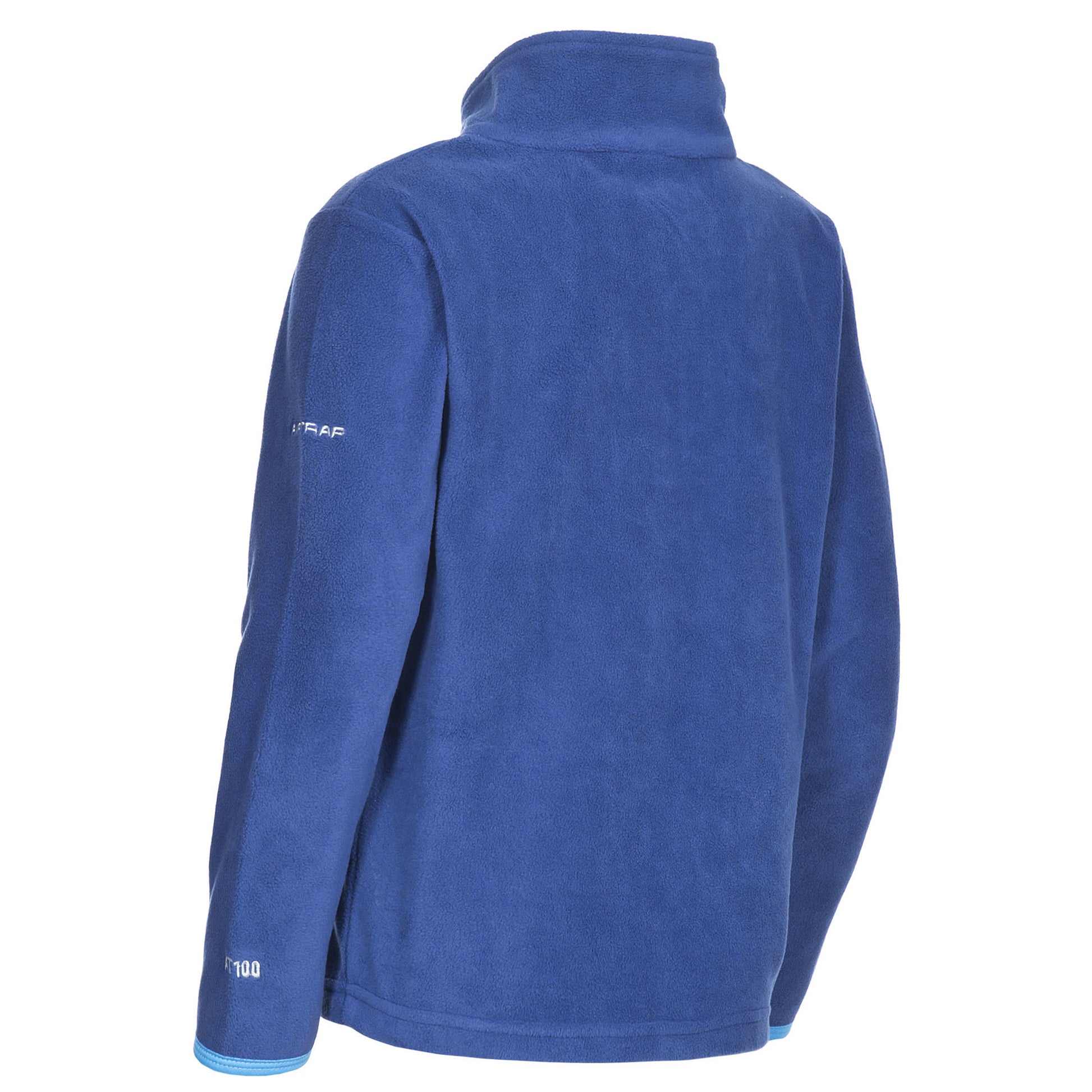 Blue - Back - Trespass Childrens Boys Etto Half Zip Fleece Top