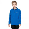 Blue - Side - Trespass Childrens Boys Etto Half Zip Fleece Top