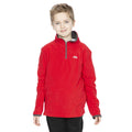 Red - Side - Trespass Childrens Boys Etto Half Zip Fleece Top