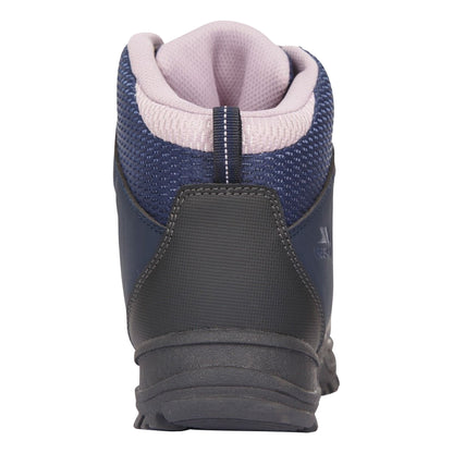 Navy - Side - Trespass Womens-Ladies Mitzi Waterproof Walking Boots