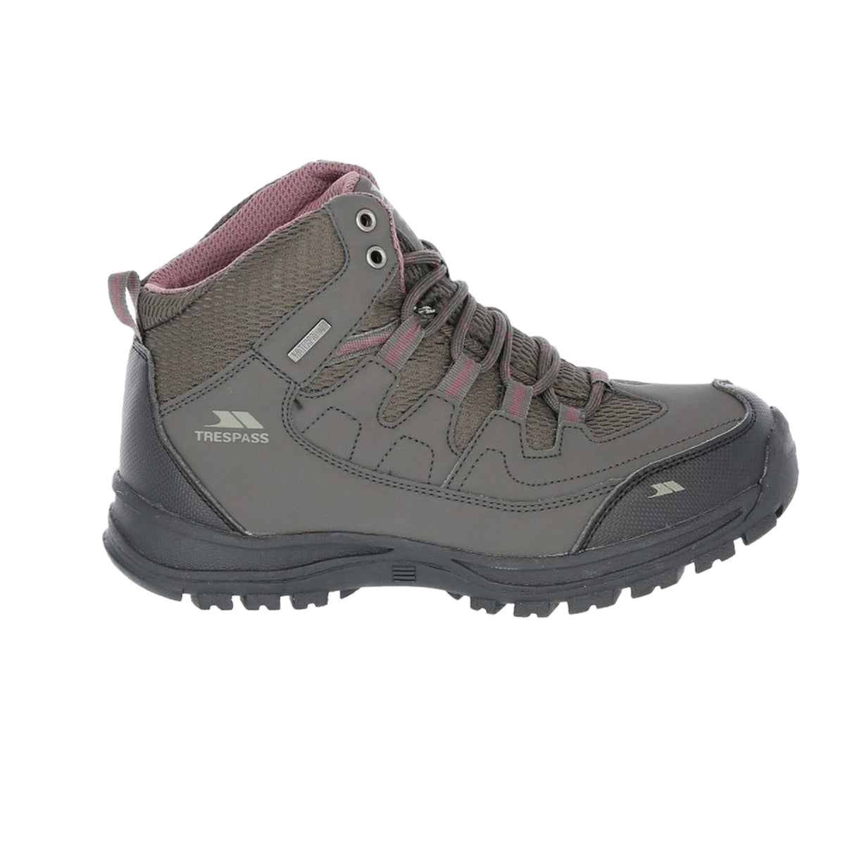 Coffee - Back - Trespass Womens-Ladies Mitzi Waterproof Walking Boots