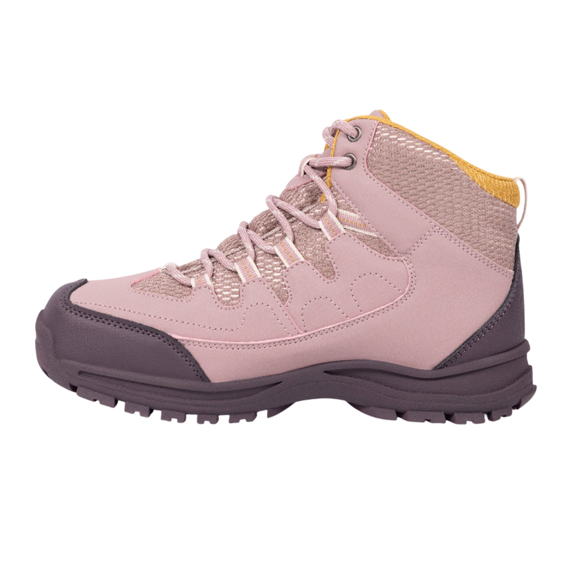 Rosewood - Side - Trespass Womens-Ladies Mitzi Waterproof Walking Boots