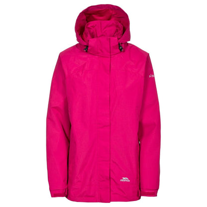 Cerise - Front - Trespass Womens-Ladies Nasu II Waterproof Jacket