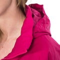 Cerise - Close up - Trespass Womens-Ladies Nasu II Waterproof Jacket