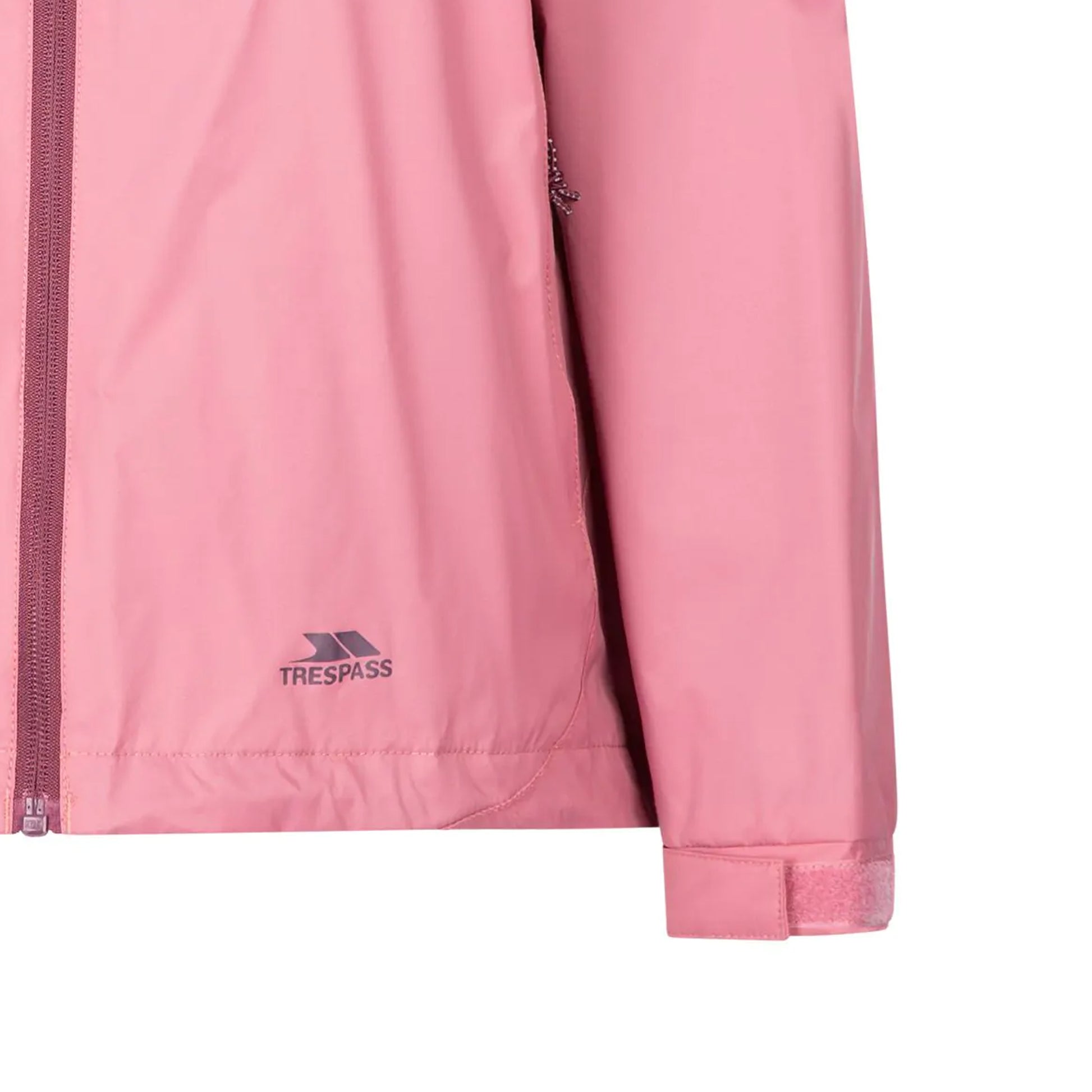 Rose Blush - Lifestyle - Trespass Womens-Ladies Tayah II Waterproof Jacket