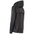 Black - Lifestyle - Trespass Womens-Ladies Qikpac Waterproof Packaway Shell Jacket