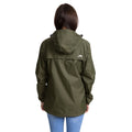 Moss - Side - Trespass Womens-Ladies Qikpac Waterproof Packaway Shell Jacket
