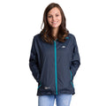 Navy - Back - Trespass Womens-Ladies Qikpac Waterproof Packaway Shell Jacket