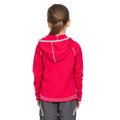 Raspberry Marl - Back - Trespass Childrens Girls Goodness Full Zip Hooded Fleece Jacket
