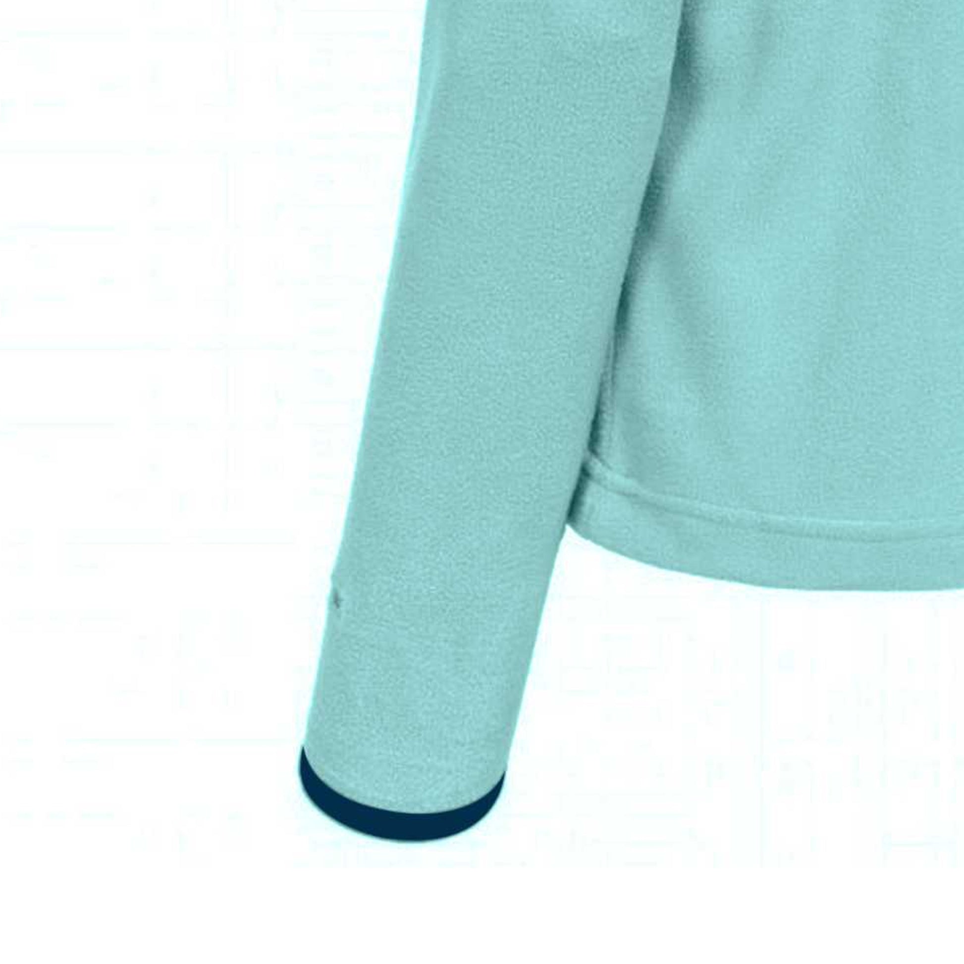 Teal Mist - Lifestyle - Trespass Childrens Girls Sybil Half Zip Microfleece Top