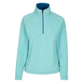 Teal Mist - Front - Trespass Childrens Girls Sybil Half Zip Microfleece Top