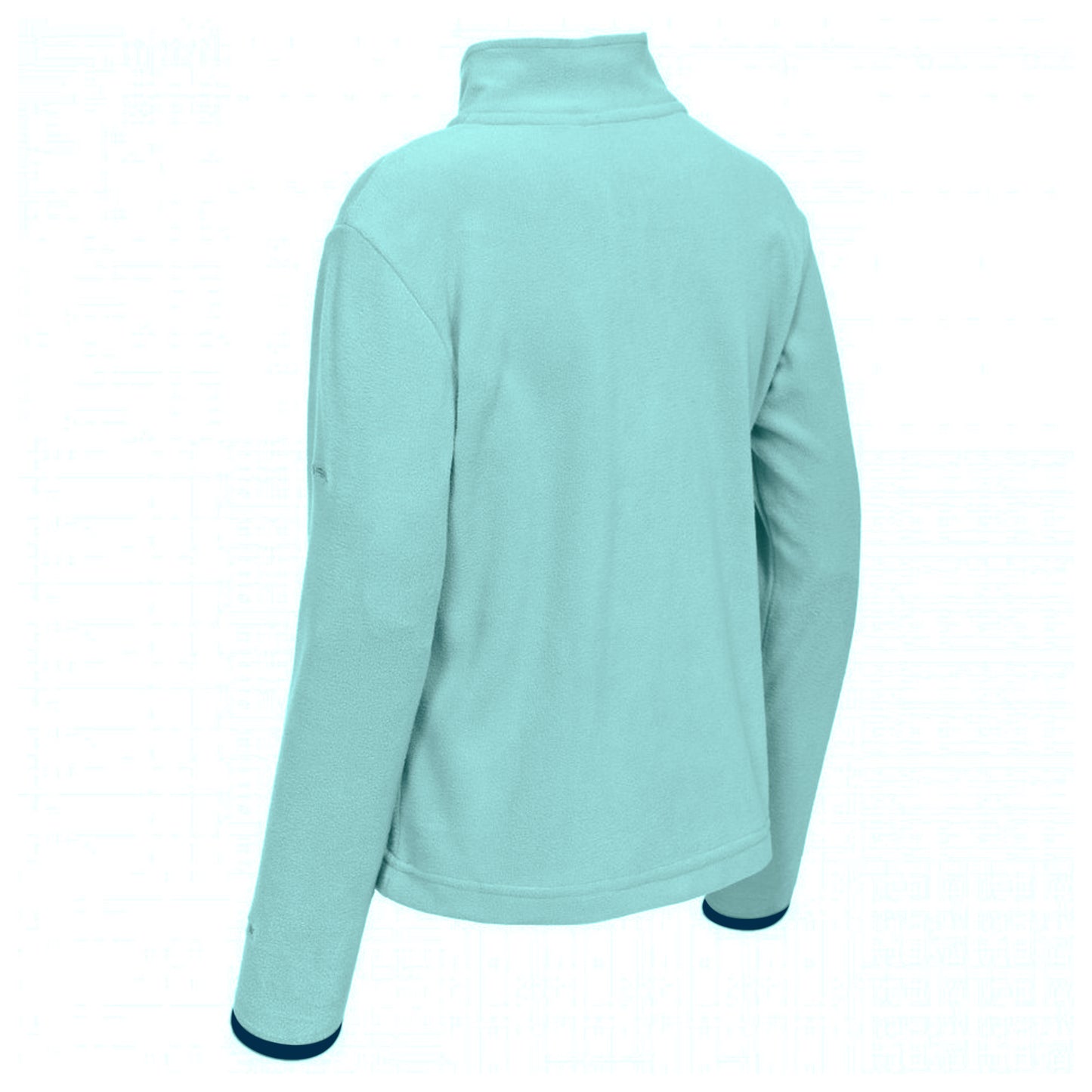 Teal Mist - Back - Trespass Childrens Girls Sybil Half Zip Microfleece Top