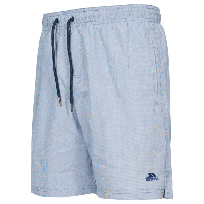 Navy Check - Front - Trespass Mens Volted Summer Shorts