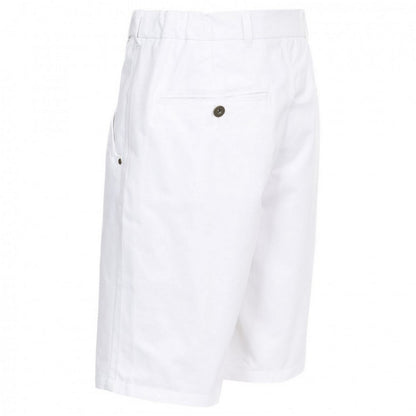 White - Back - Trespass Mens Firewall Casual Shorts