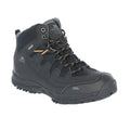 Black - Front - Trespass Mens Finley Waterproof Walking Boots