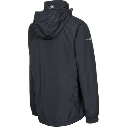 Black - Side - Trespass Mens Nabro II Waterproof Jacket